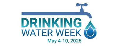Image of 2025 Drinking Water Week Logo Horizontal